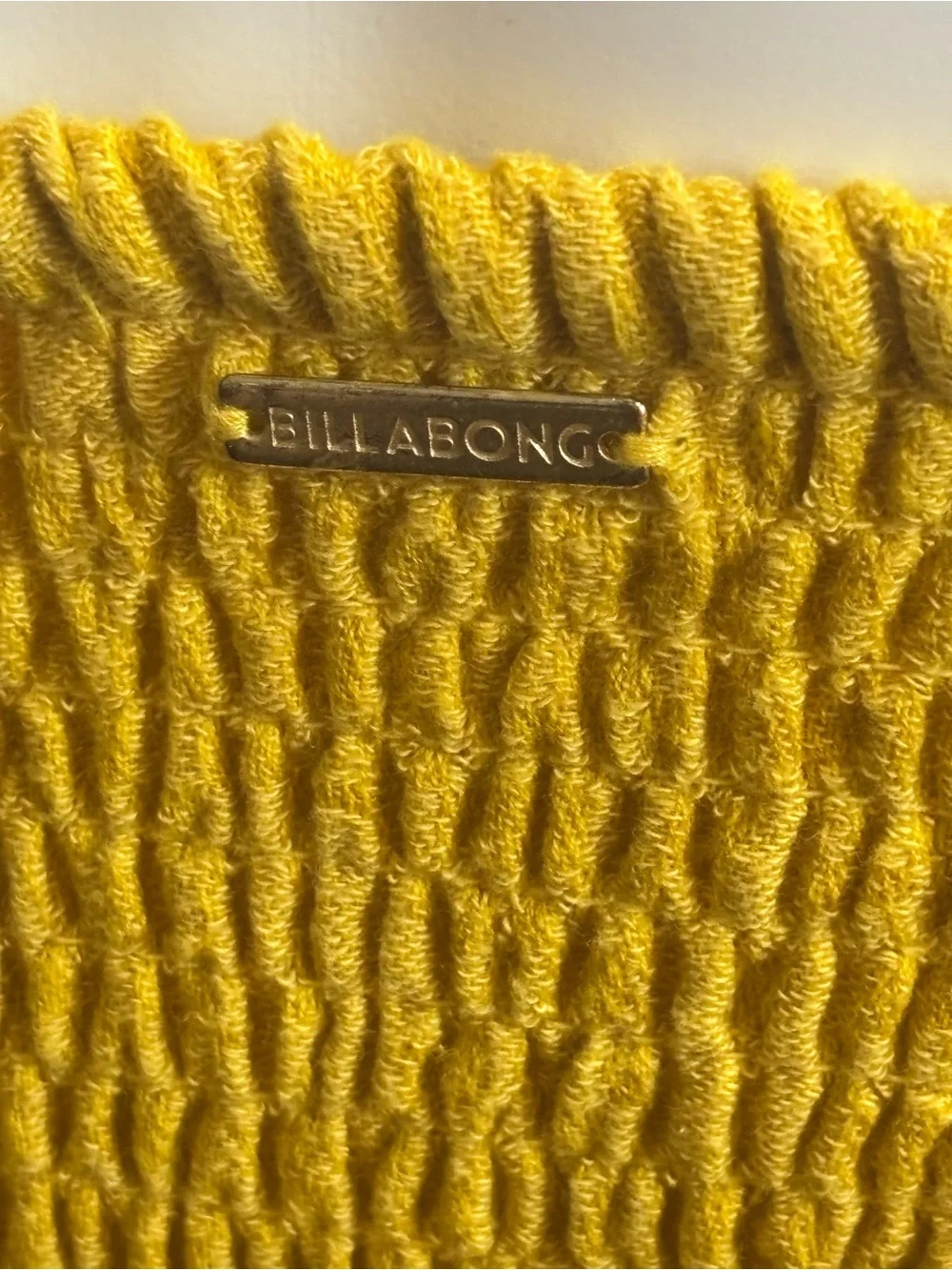 Billabong X The Salty Blonde Yellow Strapless Tie-Front Maxi Dress - Picture 7 of 10
